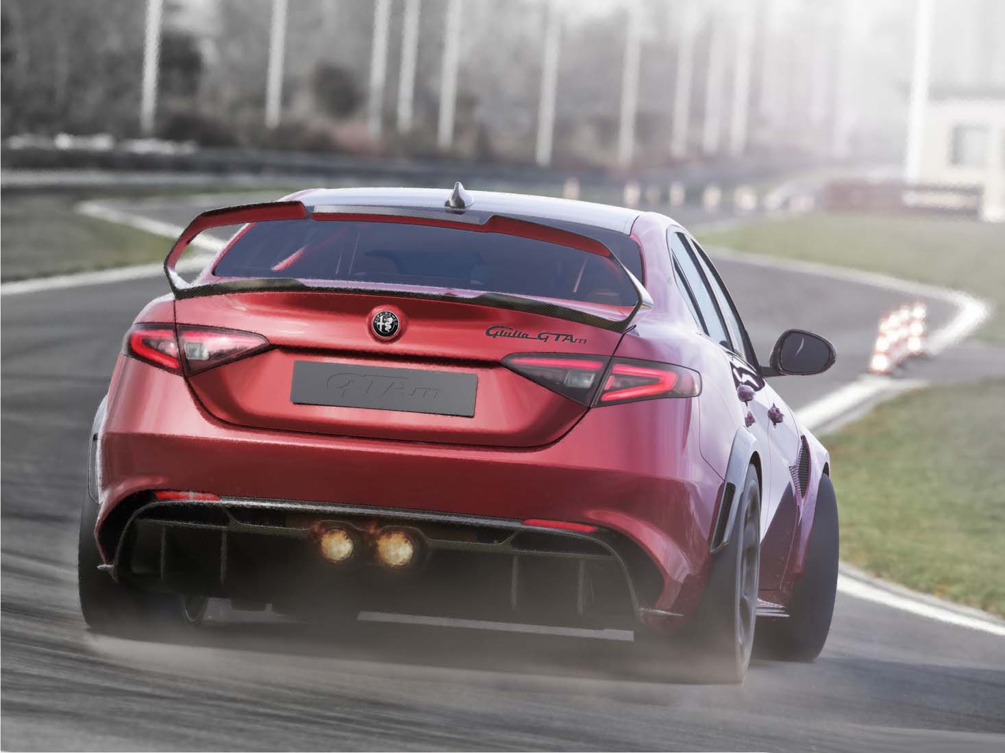 Fire extinguisher? Giulia? Madness!