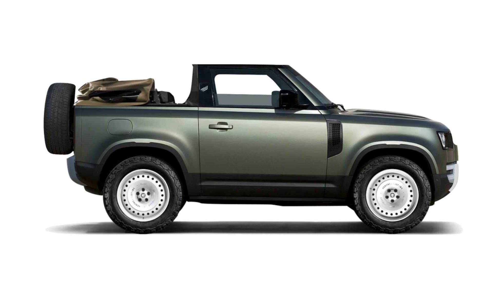 Heritage Customs builds Land Rover Defender convertible