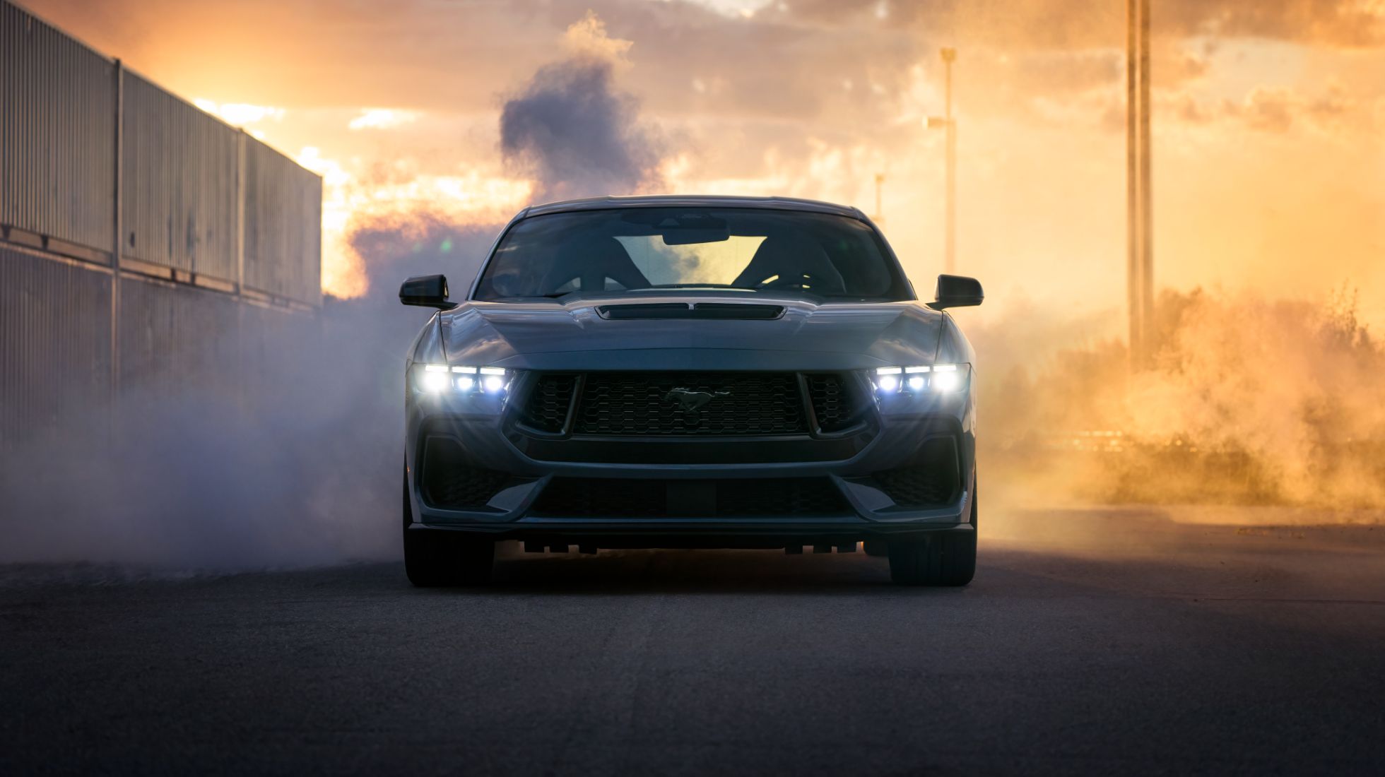 Ford shuts down Detroit with the launch of the new Mustang GT; EcoBoost and …. #DarkHorse