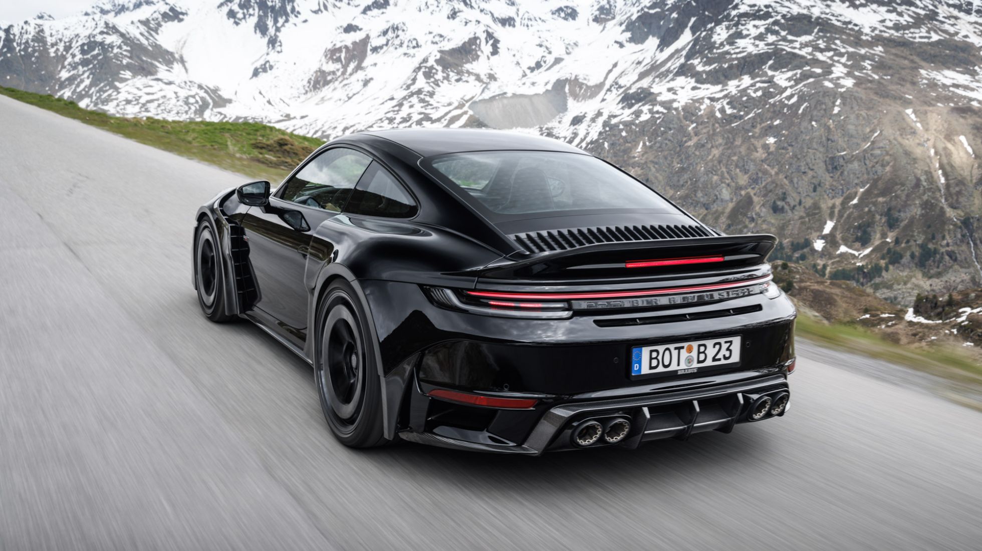 Porsche 911 Turbo S: A Brabus Sports Car with Insane Intentions