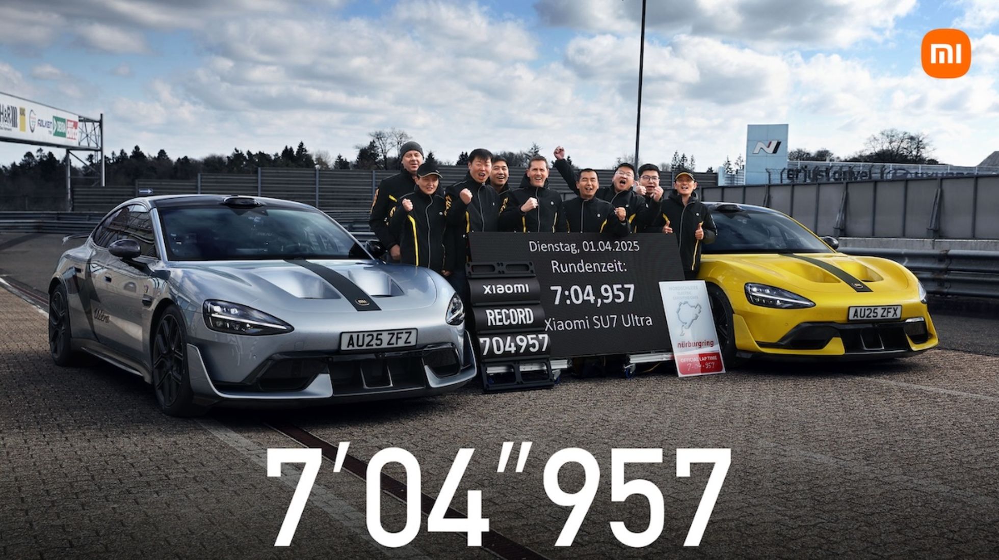 The Xiaomi SUV7 Ultra is now the fastest EV around the Nurburgring