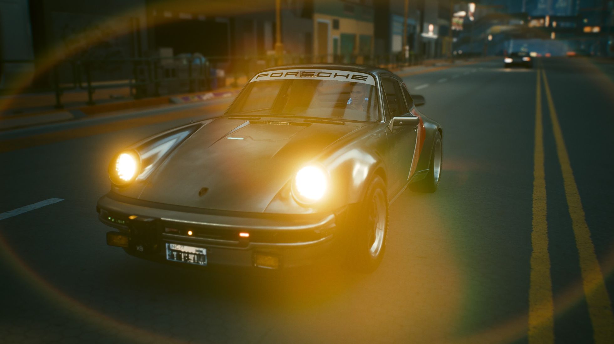 Cyberpunnk 2077, TopGearSA, Porsche Front