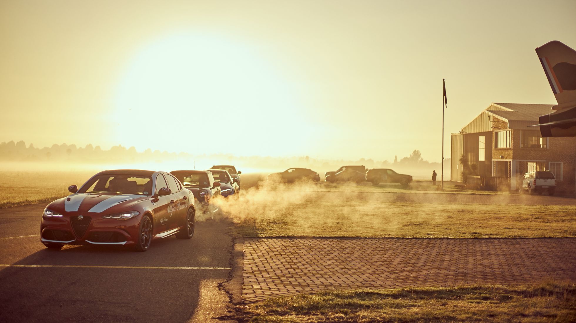 Alfa Romeo Giulia Quadrifoglio, TopGearSA, Sunrise