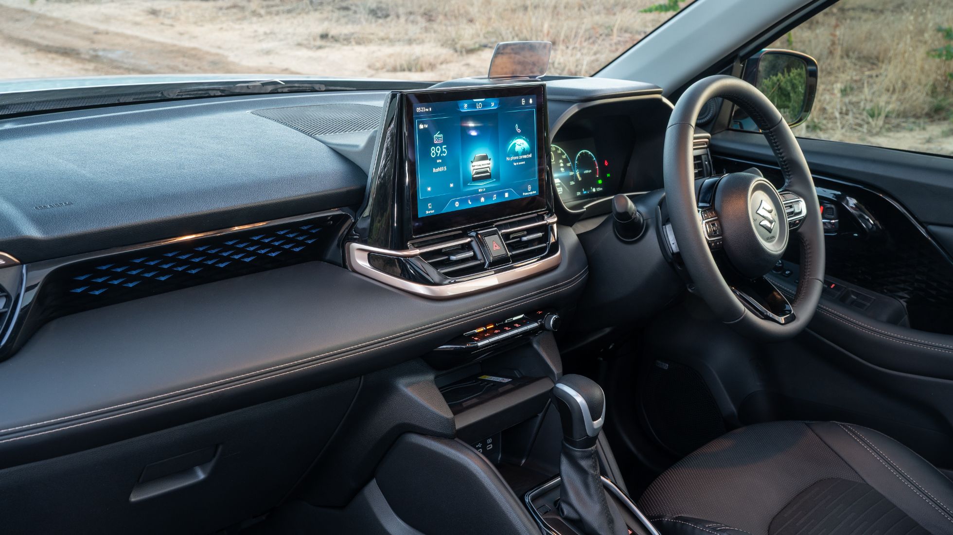 TopGear SA Drives new Suzuki Across Fresh Interior with Ambient Lighting