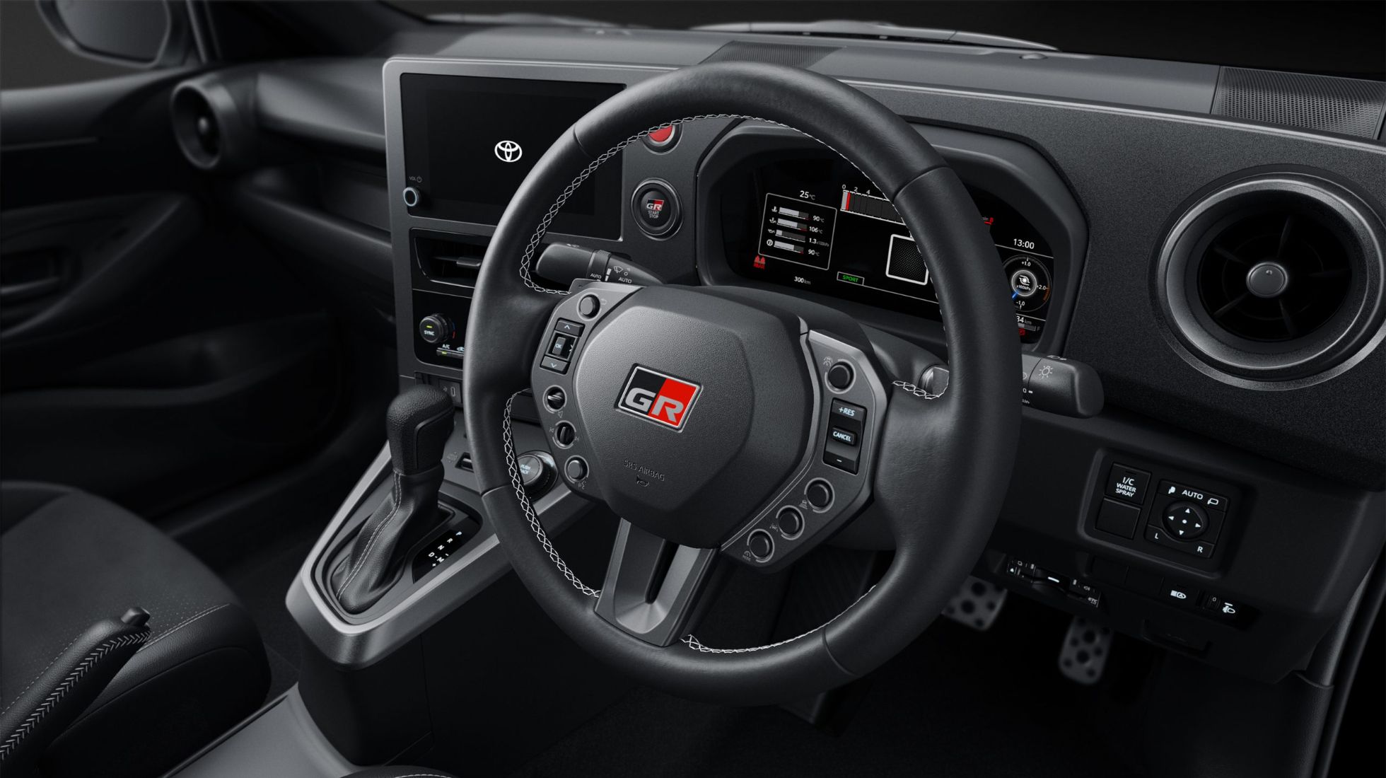 Toyota GR Yaris Update TopGear SA Steering wheel