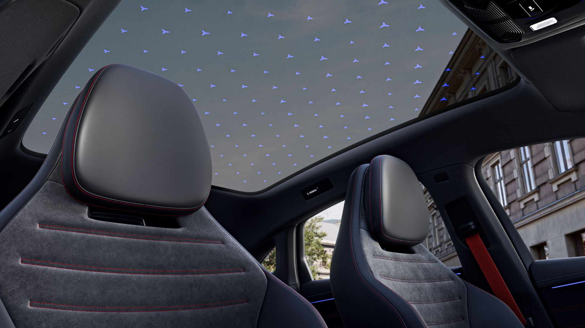 Mercedes-Benz electric C-Class TopGear SA Interi