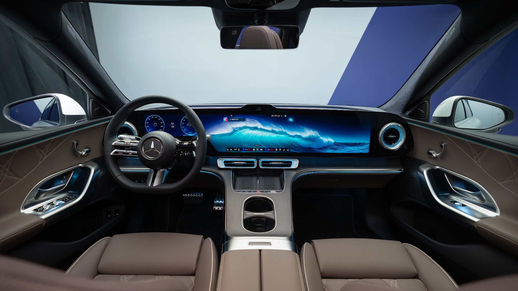 Mercedes-Benz electric C-Class TopGear SA Interior