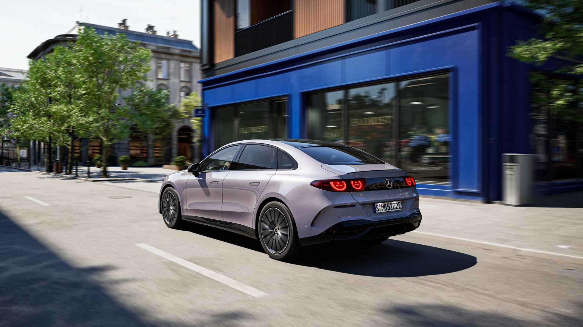 Mercedes-Benz electric C-Class TopGear SA Rear