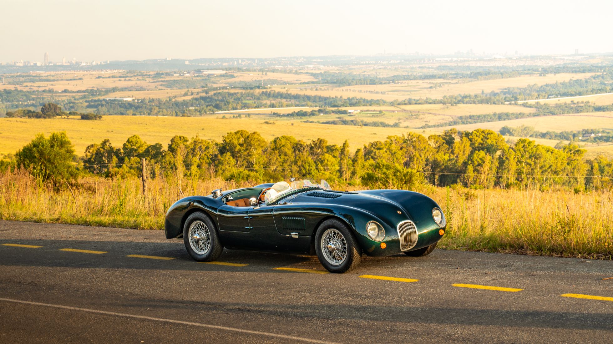 Jaguar C-Type, TopGearSA, Front Wide