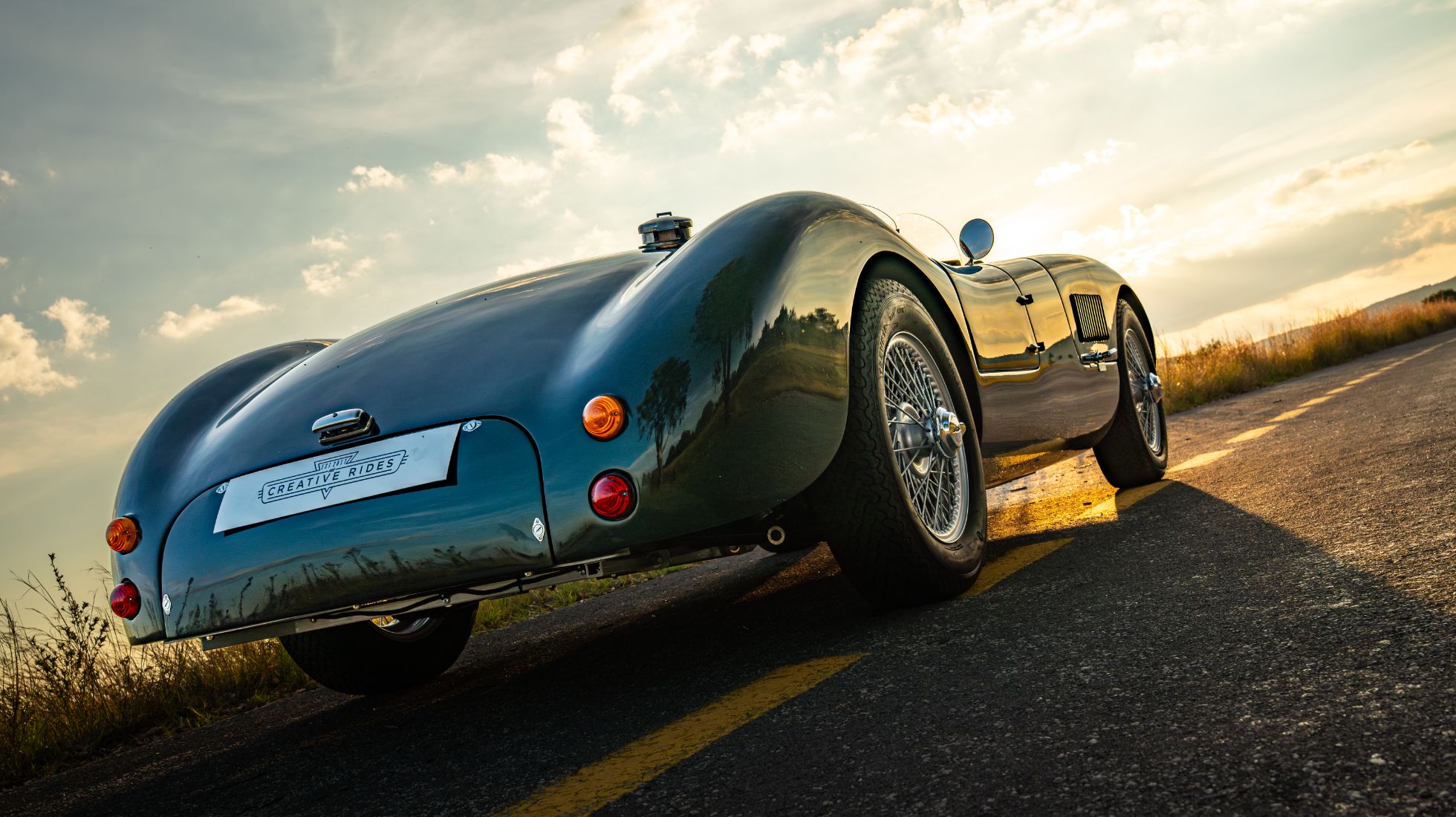 Jaguar C-Type, TopGearSA, Rear Low