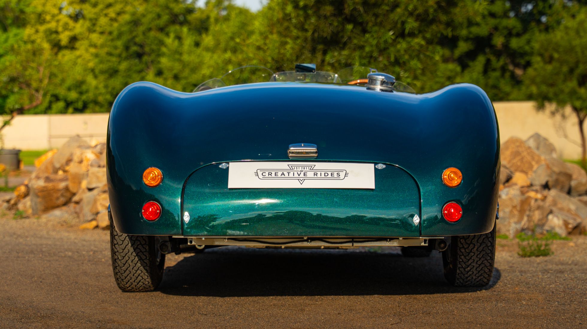 Jaguar C-Type, TopGearSA, Rear Straight