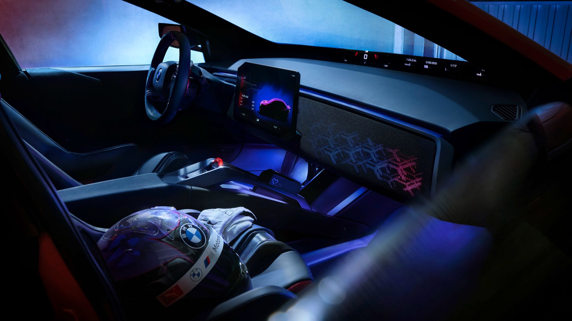 BMW electric M3 TopGear SA Interior