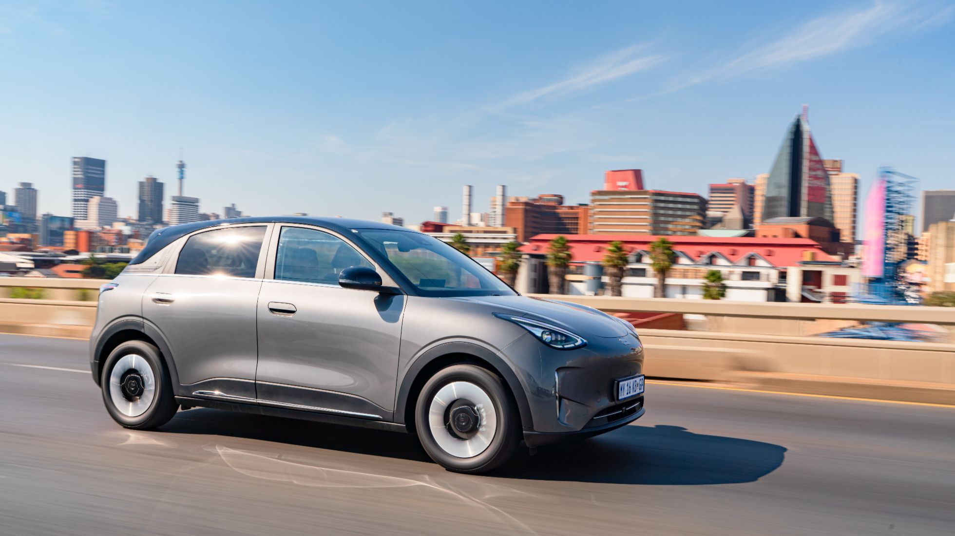 Geely E2 driving