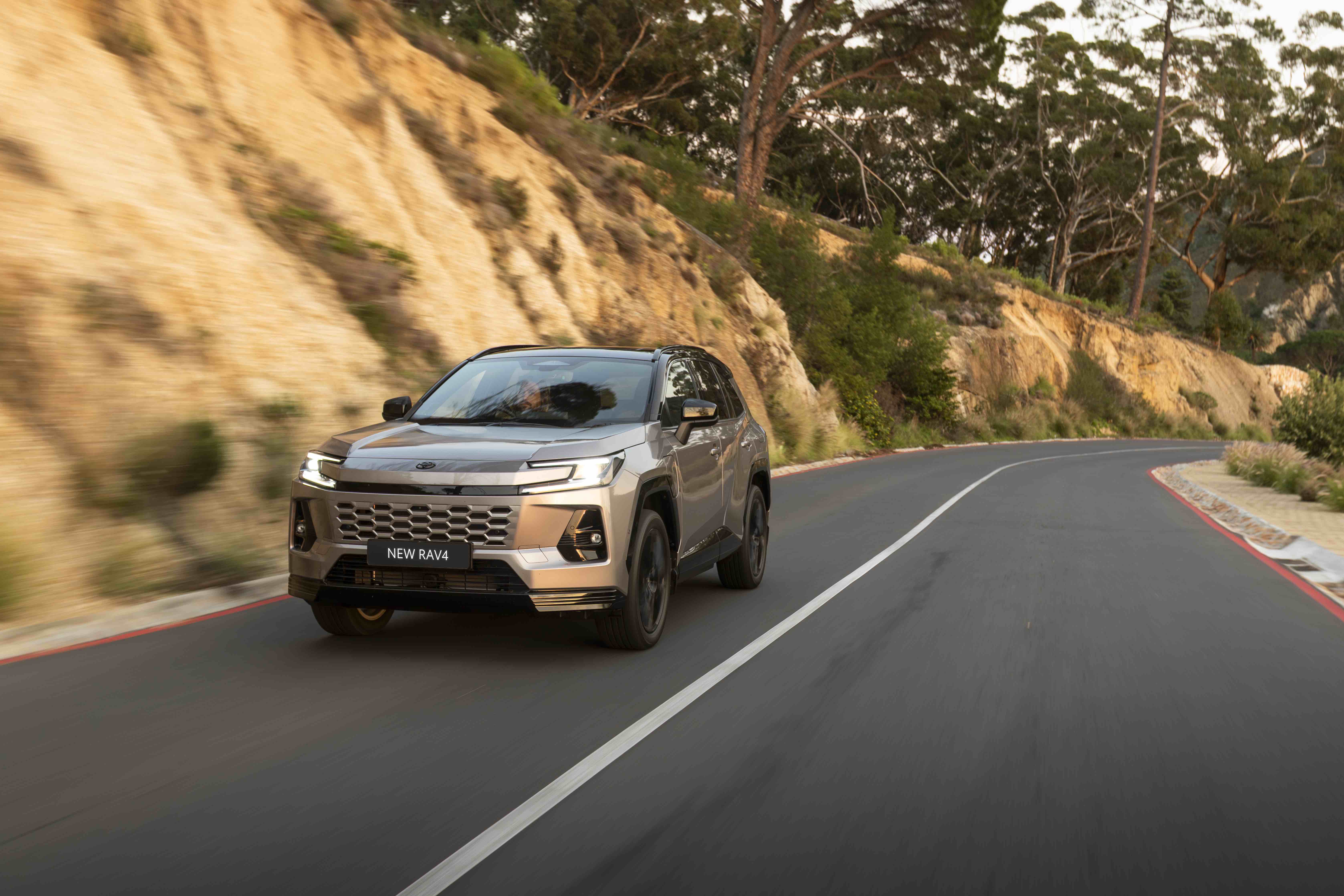 TopGear SA Drive New Toyota RAV4 Sunset Tracking Shot