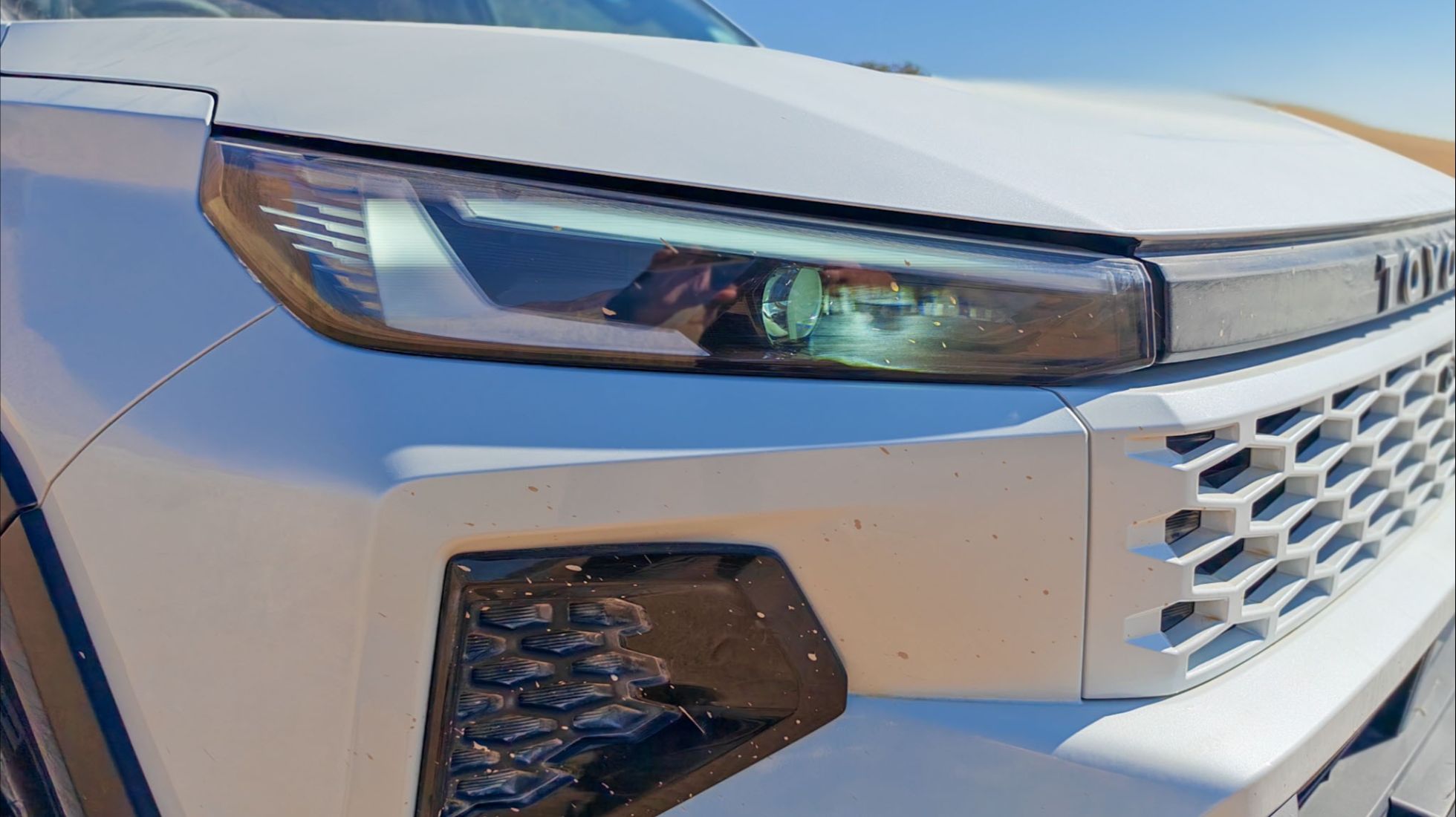 The new headlight shape