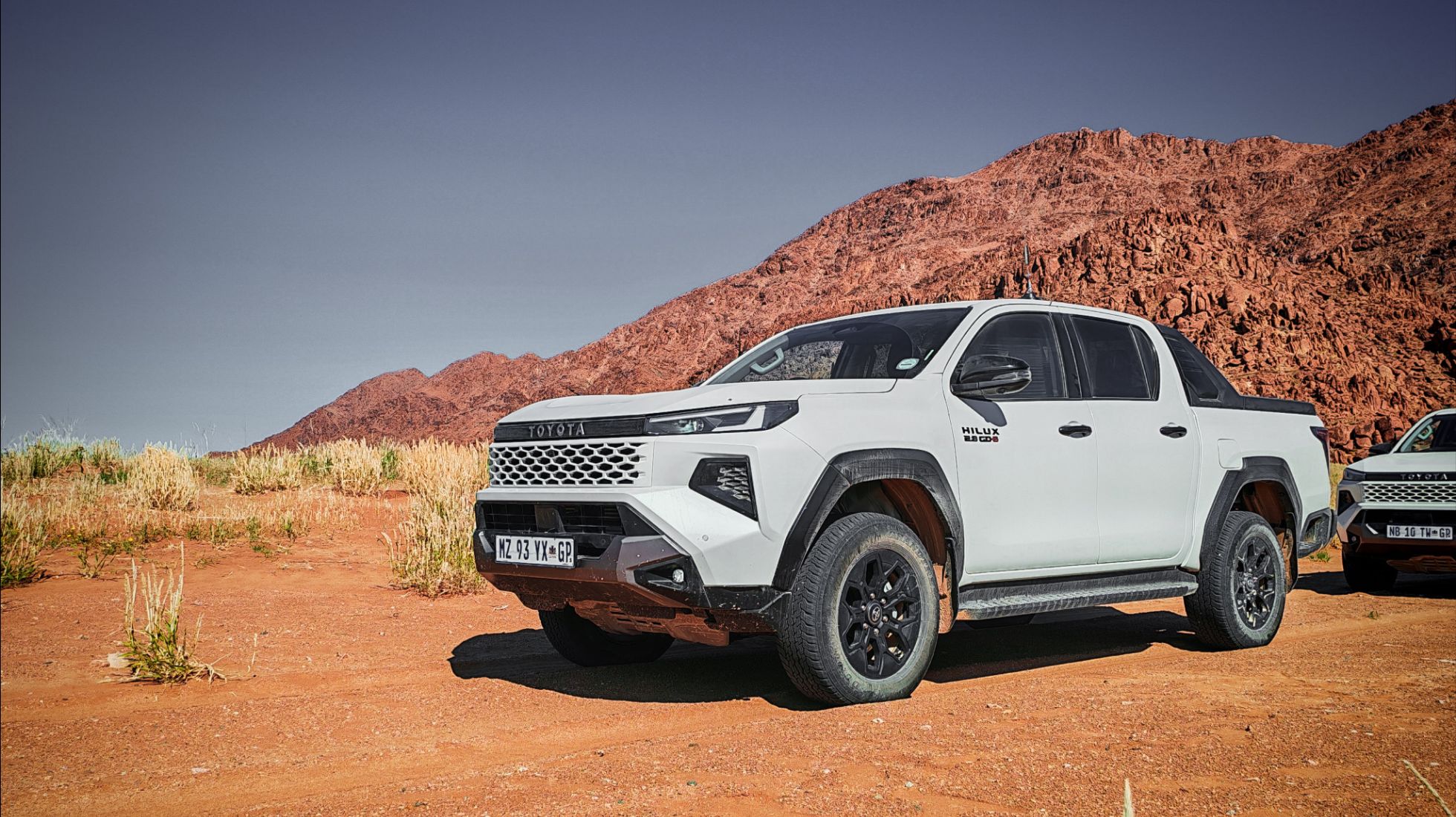 Front view of new Toyota Hilux Legend 4x4
