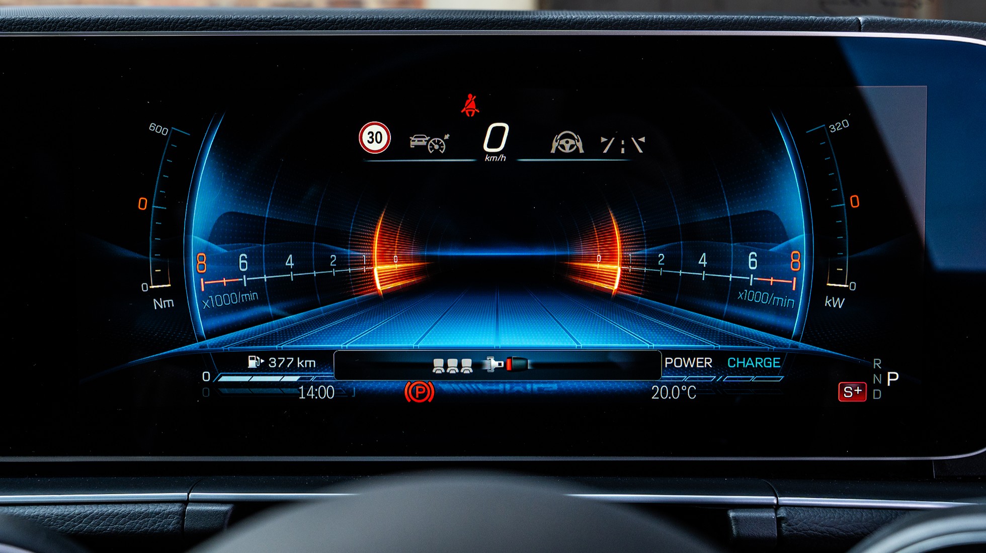 Mercedes-AMG GLE 53, TopGear SA, Instrument Cluster