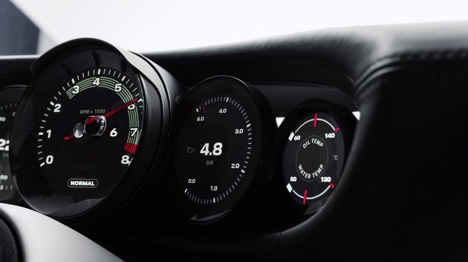 Porsche Mission S TopGear SA Cluster