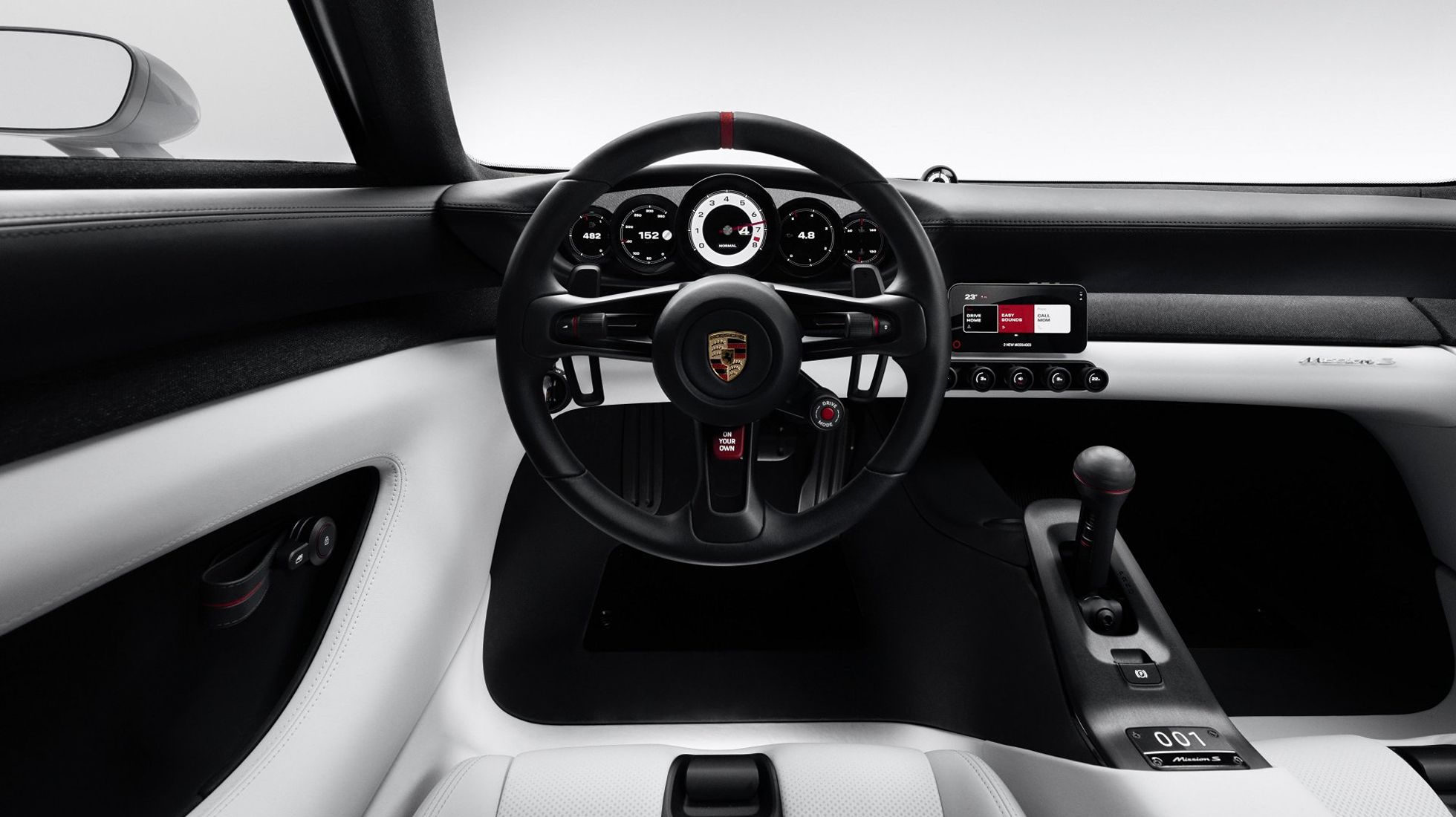 Porsche Mission S TopGear SA Interior